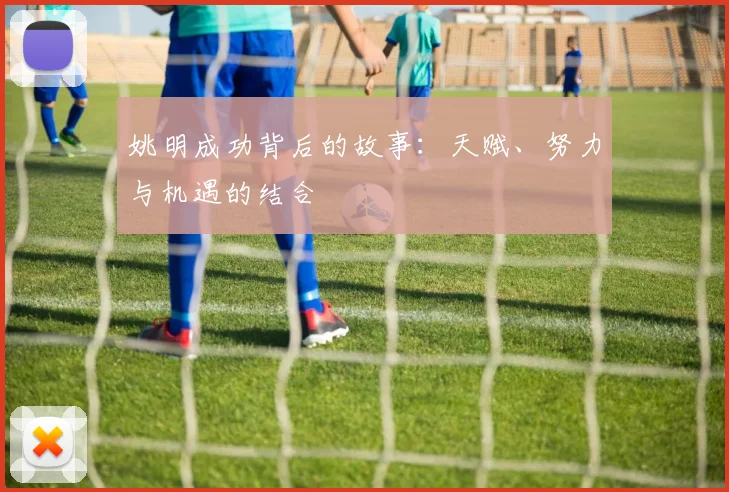 姚明成功背后的故事：天赋、努力与机遇的结合