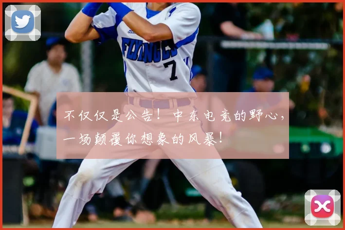 不仅仅是公告！中东电竞的野心，一场颠覆你想象的风暴！
