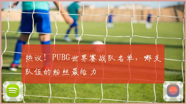 热议!PUBG世界赛战队名单,哪支队伍的粉丝最给力